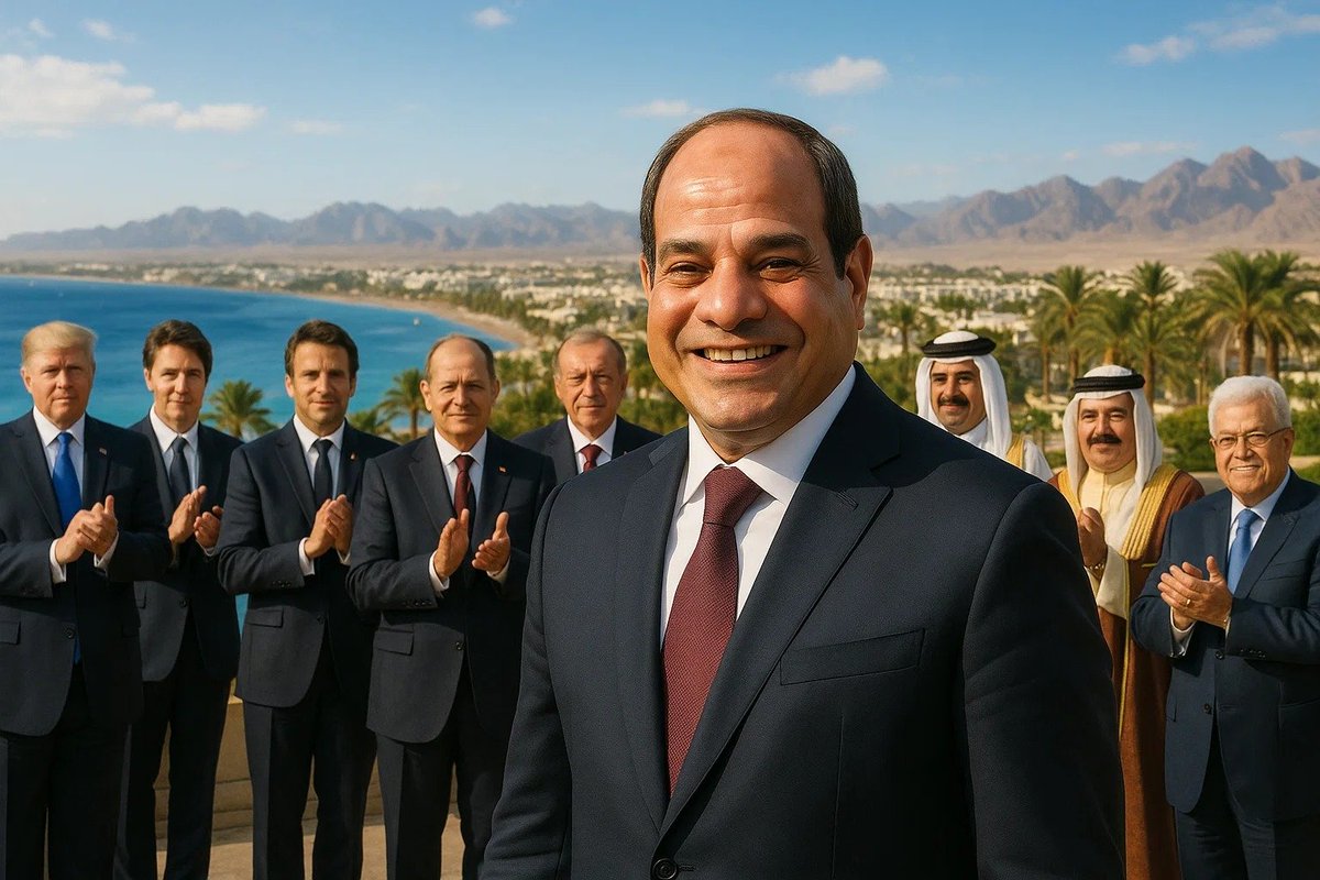 اللي بيحصل في شرم الشيخ دلوقتي ده مش مؤتمر سلام.. ده إعلان رسمي للعالم كله إن مصر رجعت لمكانتها الطبيعية كما تستحق قائدة المنطقة وسيدة الشرق.
شهادة من العالم قدام عين الكل على إن كل مؤامرات عزلها وإسقاطها وفرض أمر واقع عليها فشلت
شهادة على قوة وصلابة الدولة دي وعلى حكمة قائدها