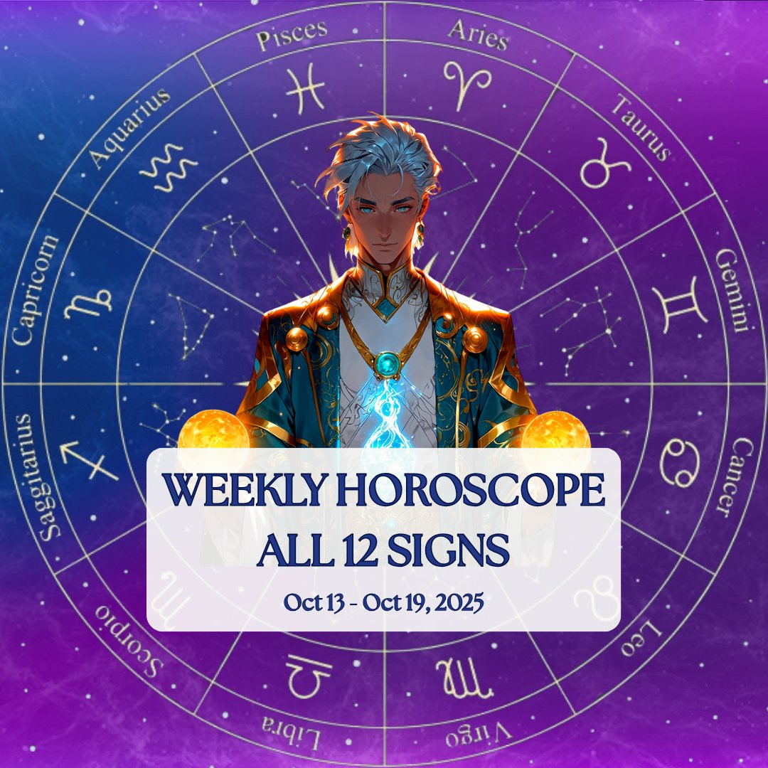 Zodiark_app's tweet photo. 🔮 The Oracle introducing: WEEKLY HOROSCOPE

In this series, I gaze into the stars and give Seeker predictions for 12 Zodiac Signs each week.

🌕First week (Oct 13 - Oct 19): Comment “Claim” to claim the energies ↓

#Zodiark #Horoscope #zodiacsign https://t.co/hEceCfQyi5