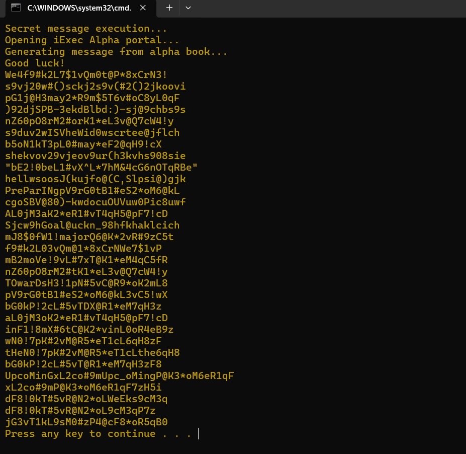 wrldoftripp's tweet image. Did you get the message? 🤔
iExec might be cooking up something huge with Intel TDX!
Privacy hype is about to go 🚀
$RLC $ETH #Privacy #Web3