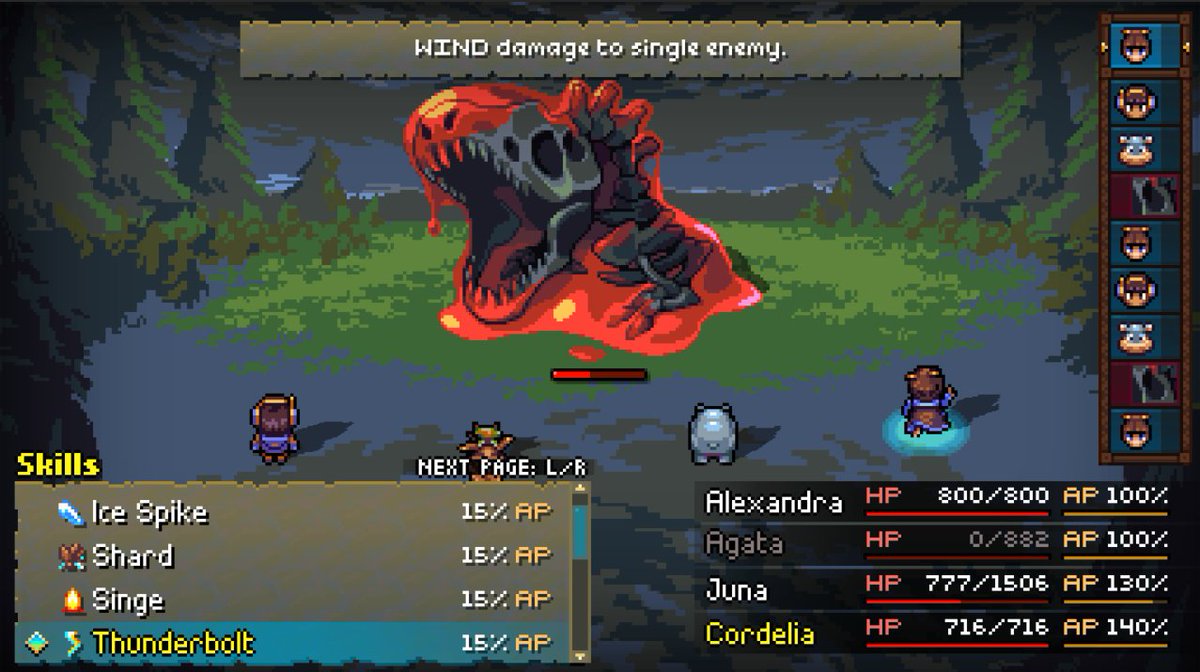 SomethingClassc's tweet image. Name this monster.
"Quartet" is available on all PC stores!
#QuartetRPG #JRPG