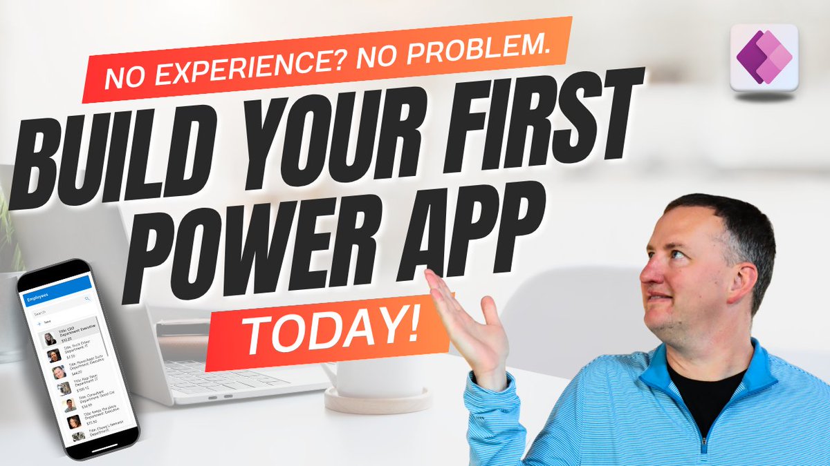 PowerApps911's tweet image. In this step-by-step beginner tutorial, Shane shows you how to take a #SharePoint list and instantly turn it into a working #PowerApp
Perfect for new app builders.
👉 ow.ly/TX7b50XaBaJ
#PowerPlatform #Microsoft365 #LowCode #PowerPlatformCommunity #PowerAppsCommunity