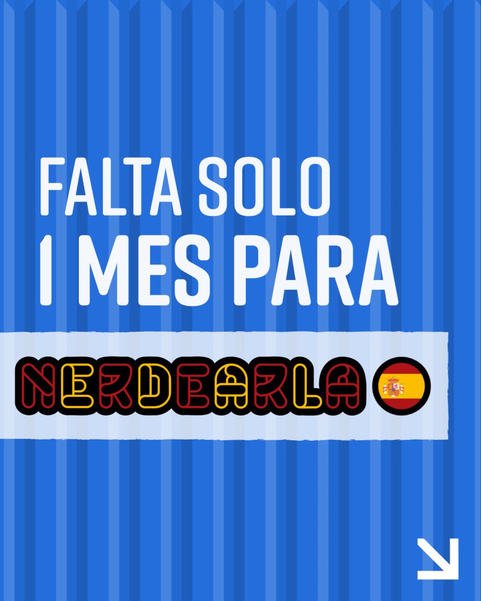 nerdearla's tweet image. 1️⃣ mes para #Nerdearla España 🇪🇸
🗓️ Del 13 al 15 de noviembre llega a Madrid el evento gratuito de tecnología y open source más grande en español.
🎟️ Regístrate GRATIS y no te pierdas todas las novedades 👉 nerdearla.es