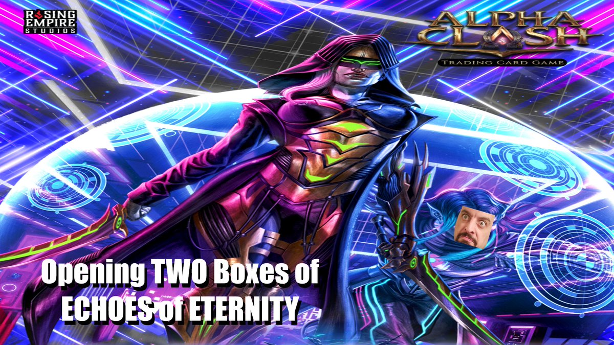 RybackStun's tweet photo. HARK!

@AlphaClashTCG Set 6, Echoes of Eternity is here! I grabbed a couple of extra boxes from my local Champion Store, so let's crack'em and check out the FUTURE of Alpha Clash through the lens of its past!

#AlphaClash #CosmicConquest #EchoesofEternity

Link Below! 👇 https://t.co/JFFpInJWtk