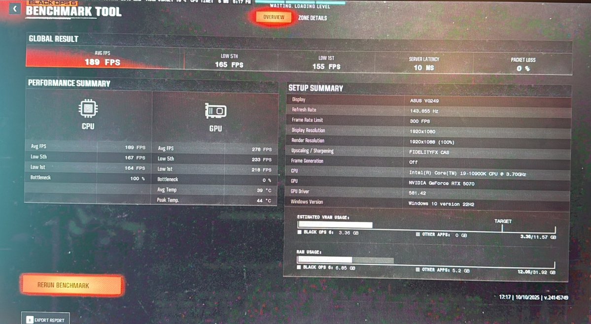 MasonReact's tweet image. This customer came in with massive CPU bottlenecking issues📉
After our PC optimization, we were able to boost overall stability + FPS 👇
We also recommended upgrades so he can fully unlock his PC’s potential before Black Ops 7 drops 🔥
💻 Get your PC optimized today @ReactPCs