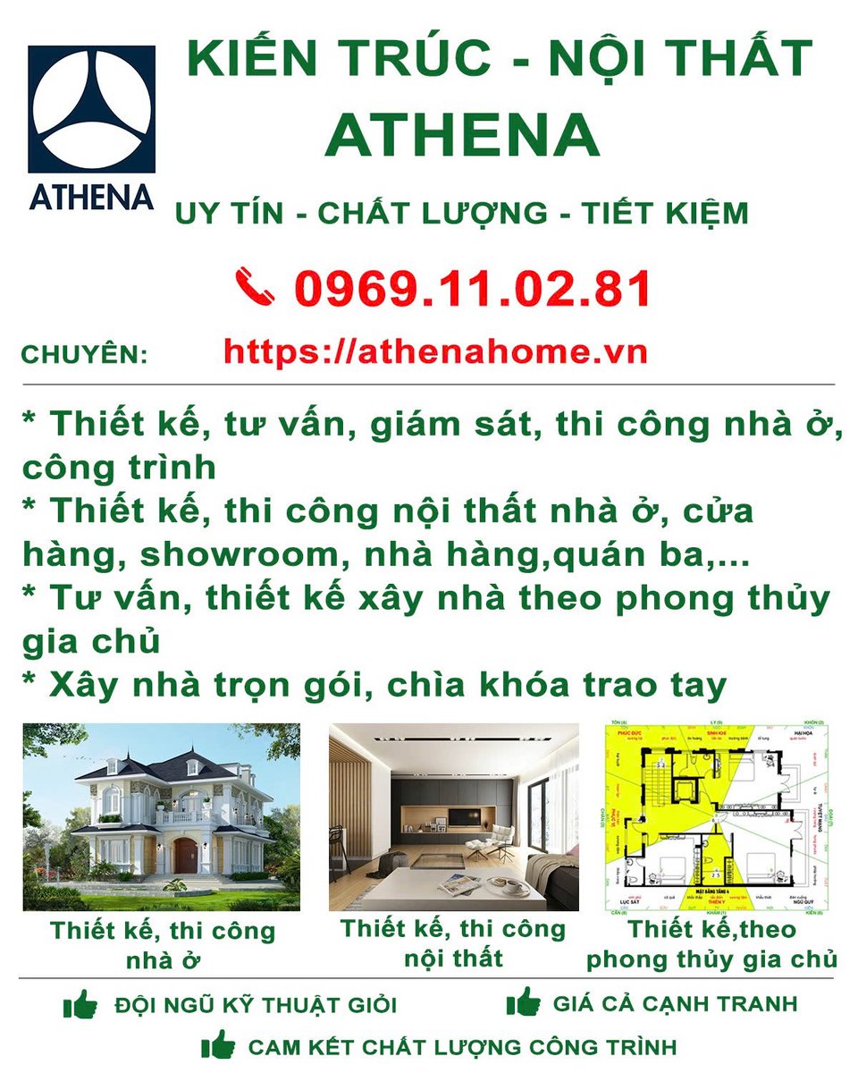 phongthuyptv's tweet image. ✅Công ty CP Kiến trúc và Nội thất Athena
--- Kiến tạo không gian sống phong thủy ---
🏡Đc: 314, phố Vĩnh Hưng, P. Vĩnh Hưng, Hà Nội
🤝ĐT/Zalo: 0969.11.02.81
👉Web: athenahome.vn
#nhadep #thietkenhadep #athenahome #xaynhatrongoi #thietkekientruc #thietkenoithat