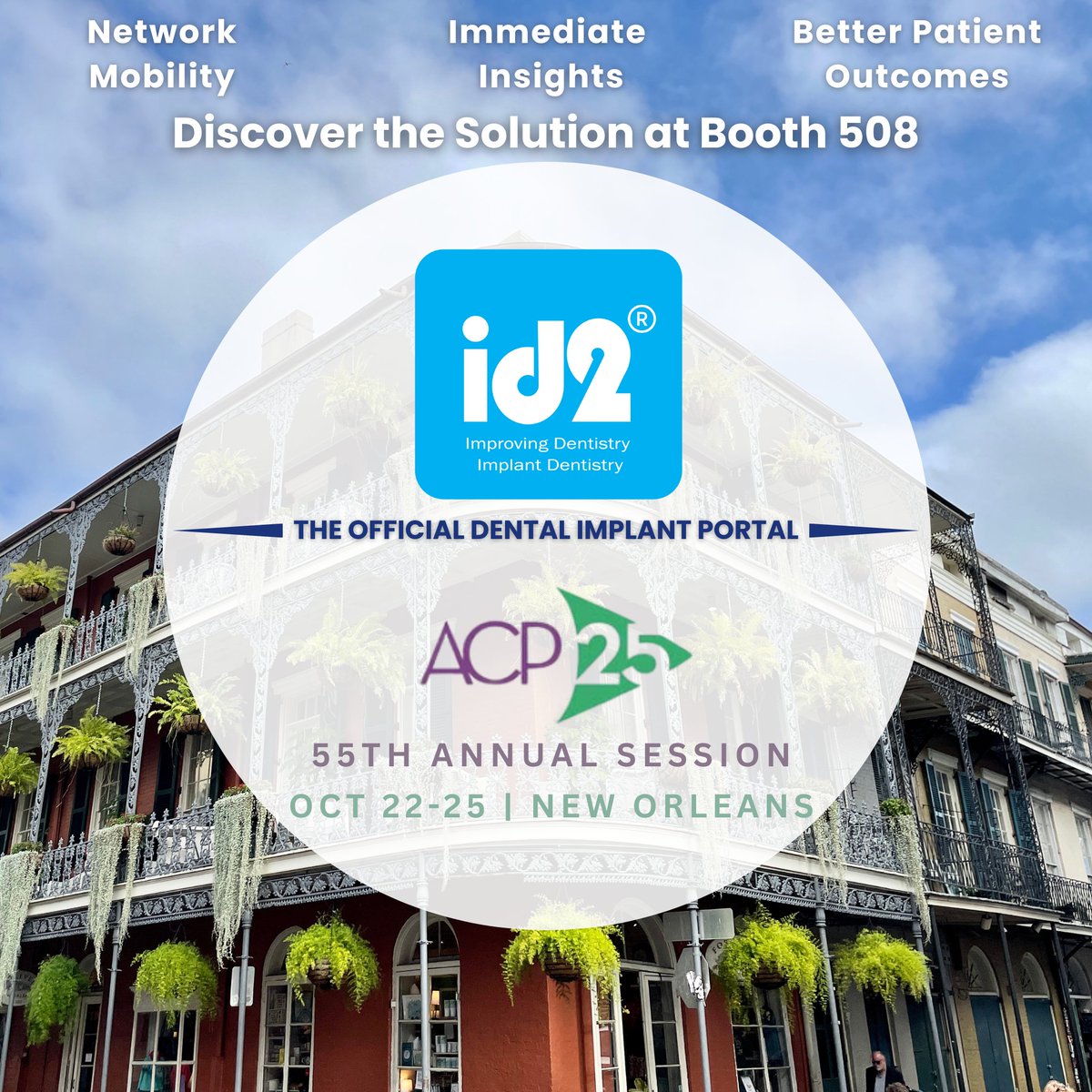 id2Dental's tweet photo. We look forward to connect with all of you in two weeks!
#prosthodontists #implantdentistry #id2 #implantportal #dashboards #patientpriority #ACP #NewOrleans https://t.co/TJ4pawpt9T