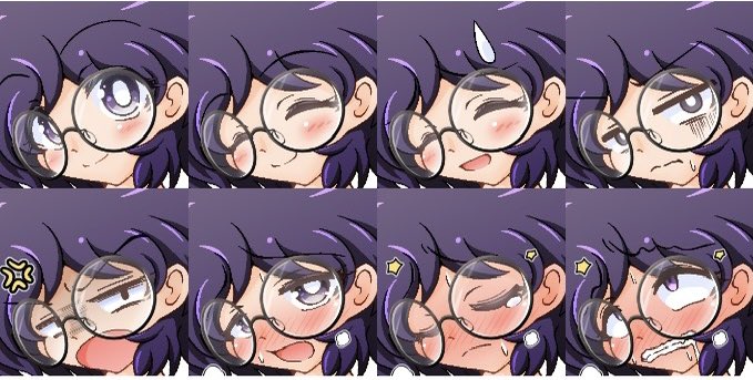 そういえば人妻RPGでは表情差分を8種類用意していたんですが、1番使用頻度低かったのは多分「笑顔」です。 