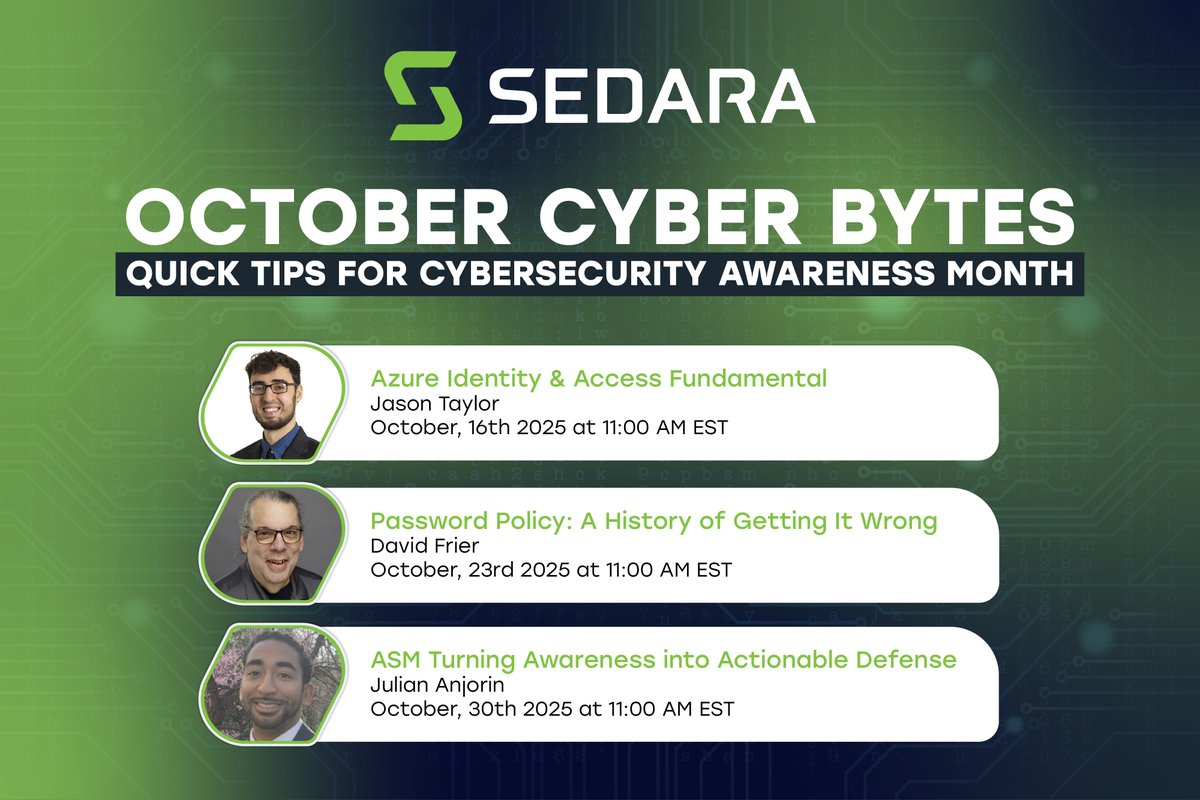 Sedara Security tweet media