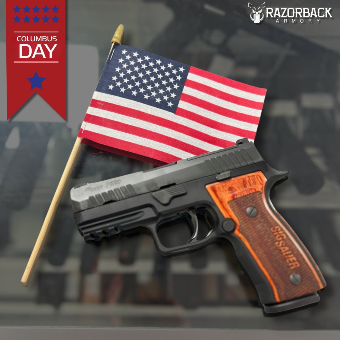 RazorbackArmory's tweet image. Exploration. Grit. Uncharted territory. 🧭💥 On Columbus Day, we tip our caps to the spirit of discovery, the same mindset that drives innovation, preparedness, and pushing past limits.