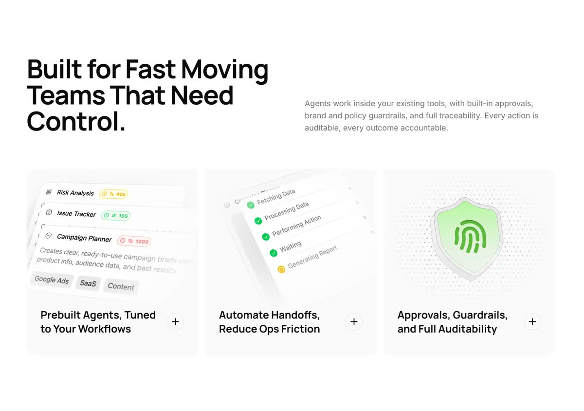 mannupaaji's tweet image. Introducing Agenforce Marketing Template
> Light and Dark Mode
> Single page website with tasteful microinteractions
> Mobile responsive
Available to all users for Aceternity UI Pro 🎉