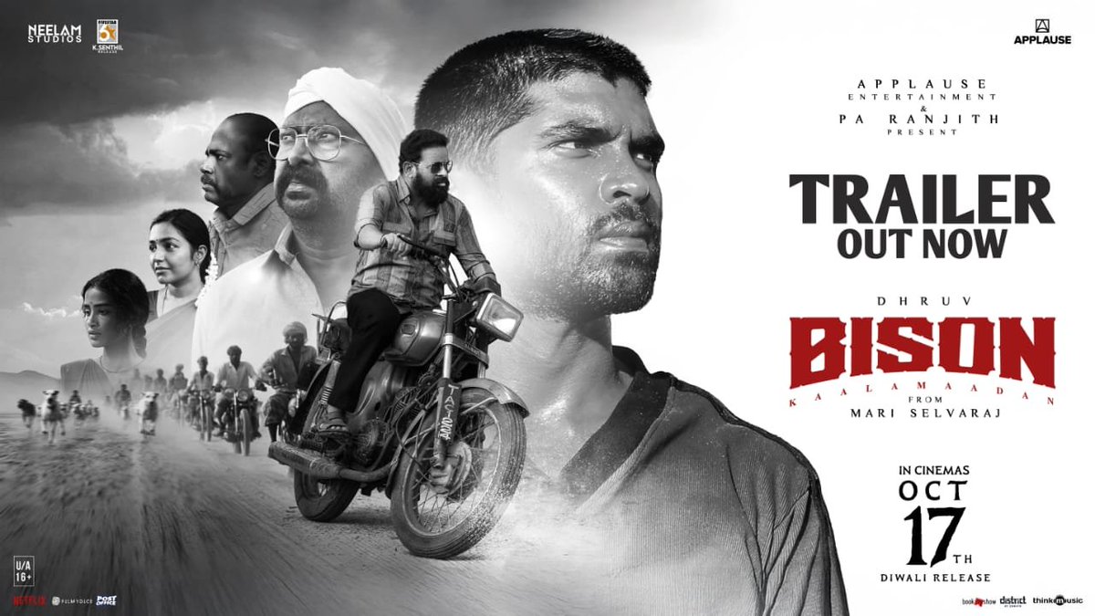 itz_pandian's tweet image. காளமாடன் வருகை
In a Land of Chaos, rises a Believer!!
#BisonKaalamaadan 🦬 Trailer Out Now!
▶️youtu.be/GPwRRVdzkdc
#BisonKaalamaadanFromDiwali
#BisonKaalamaadanOnOct17 🎆
@applausesocial @NeelamStudios_ @beemji @Tisaditi @mari_selvaraj #DhruvVikram @anupamahere