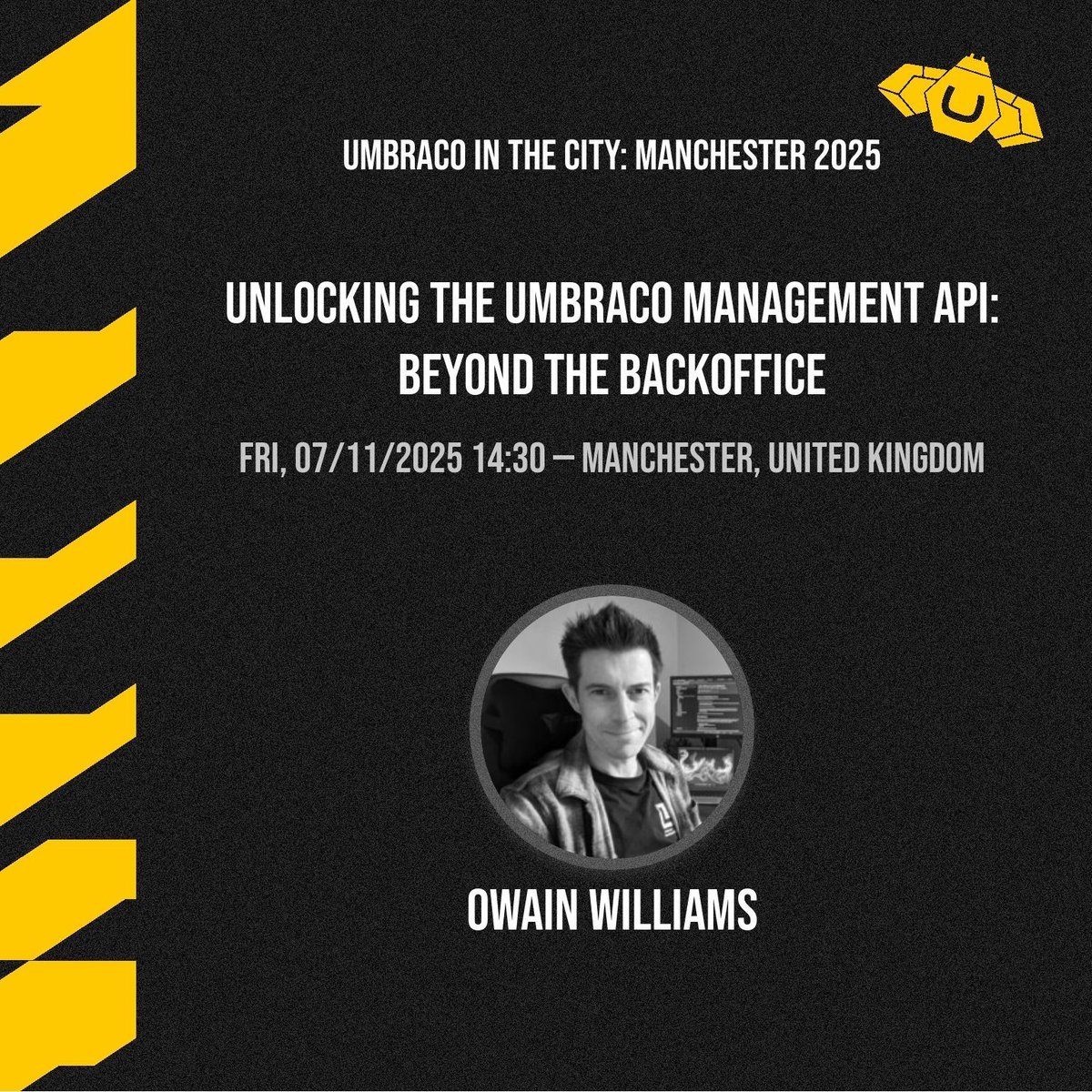umbManchester's tweet image. The Umbraco Management API does way more than you think.
Owain Williams shows how to take control — outside the backoffice.
Docs, payloads, and real-world examples at #UITC
📍7 Nov, Manchester
🎟️ umbracointhe.city
#Umbraco #API