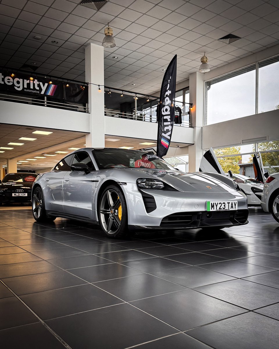 Integauto's tweet image. With 750 hp, 0–60 mph in 2.6 seconds, and a driving experience that’s both silent and stunning, the Porsche Taycan Turbo S proves that electric performance can be every bit as thrilling as the roar of a combustion engine.