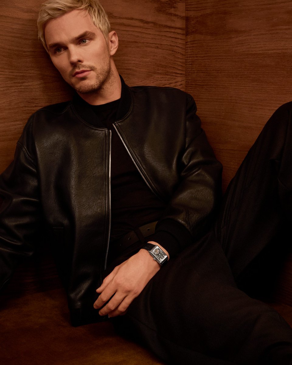 GQMagazine's tweet photo. “I think, as guys, why not have fun?” says Nicholas Hoult, who stars in a new Jaeger-LeCoultre campaign, of his fresh blond ’do https://t.co/FtQecDjv7x https://t.co/ligKOVCn3f