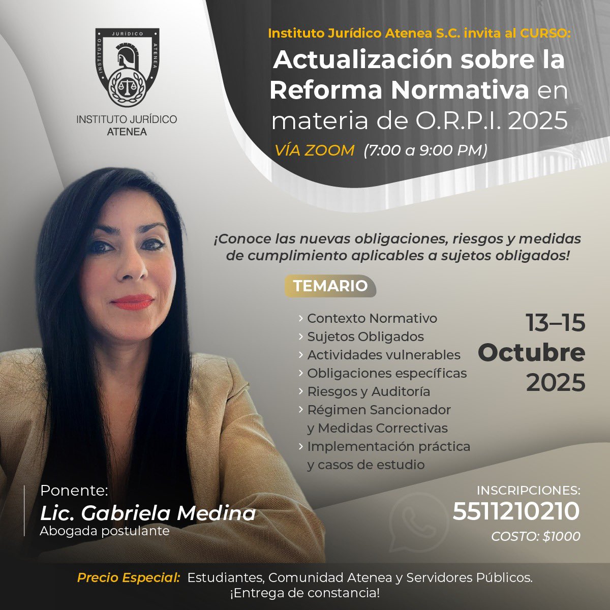 HOY comenzamos nuestro curso a las 7 pm 

¿Ya estás listo? 🤗⚖️✨