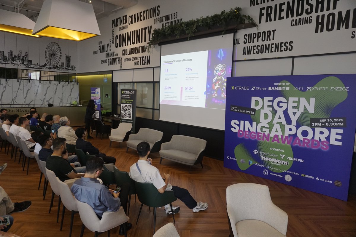 KionMoy's tweet image. Throwback to #TOKEN2049Singapore , thank you #XForge for the invitation to the panel! #Verrefin #CryptoTrading