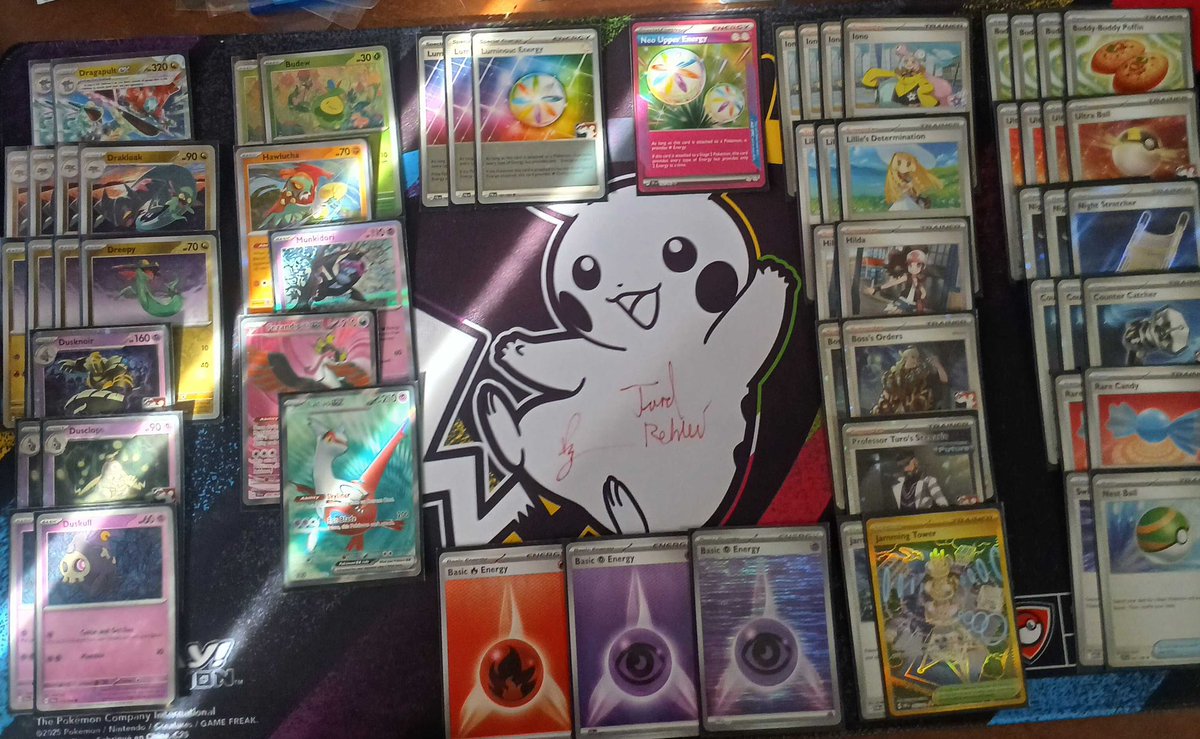fwptcg's tweet photo. Congratulations to our Fort Wayne Day 2s!

Alan O playing PultNoir to 26th place in Seniors

Justin B @Buttermink1 picking up Mega Absol box to a top 512 finish in Masters! 🔥 https://t.co/7HCH8RwOHm