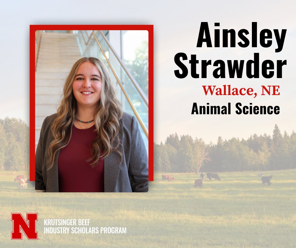 Let's meet more members of your Beef Summit planning team!

Jaylea Pope, Emelia Rourke, and Ainsley Strawder. 

Make plans to join us on November 13th!
Register👉 go.unl.edu/beefsummit