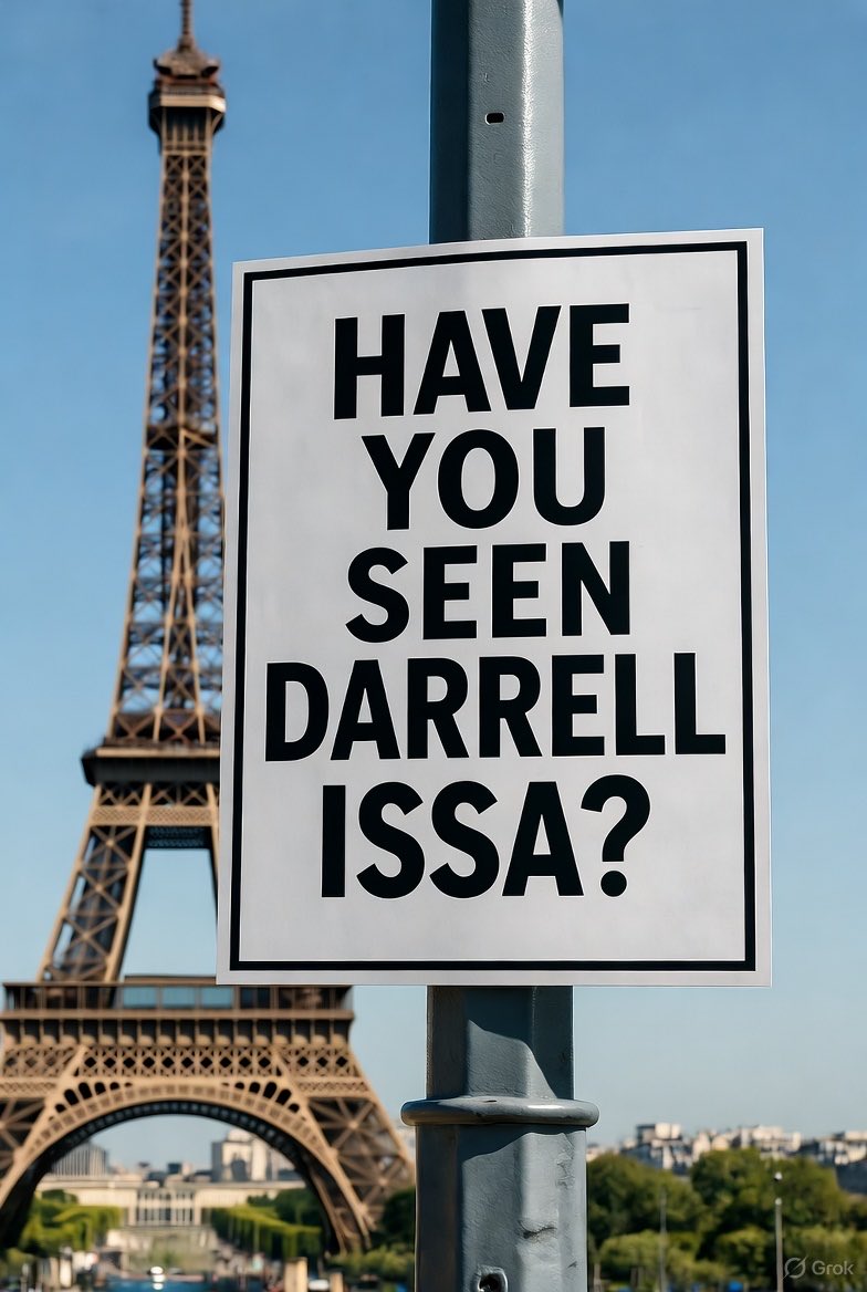 Hey <a href="/repdarrellissa/">Rep. Darrell Issa</a> - where are you?