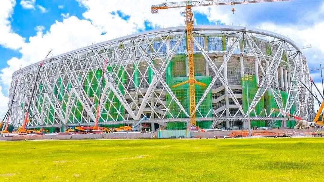 Talanta stadium coming up well💯💯