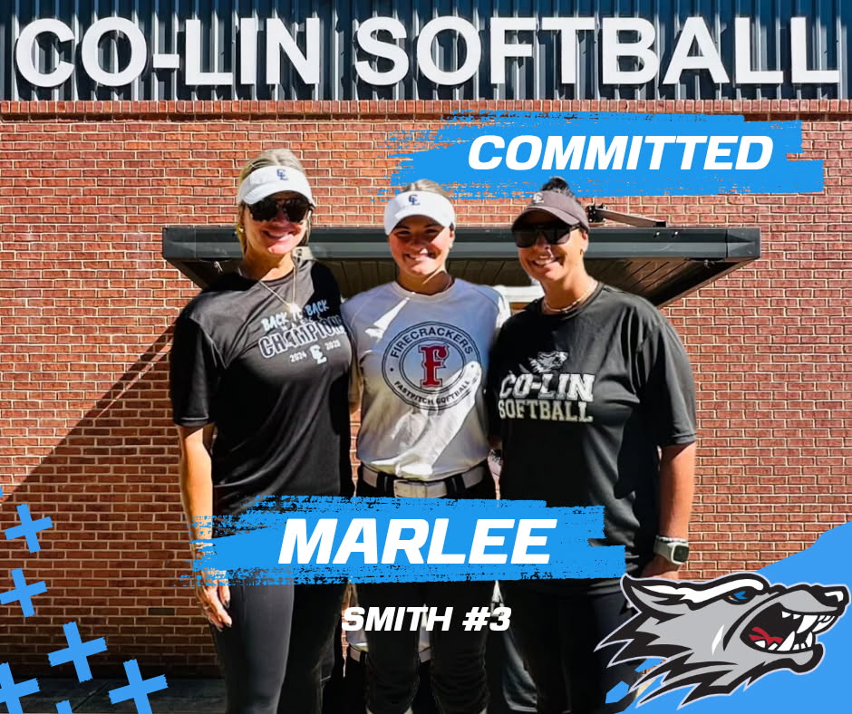 Fortenberry16U's tweet photo. @Marleesmithone has committed to @CoLinSoftball! Keep Doin' Work Mar!

#firecrackersms #welcometowesson https://t.co/rI6lbsEjV0