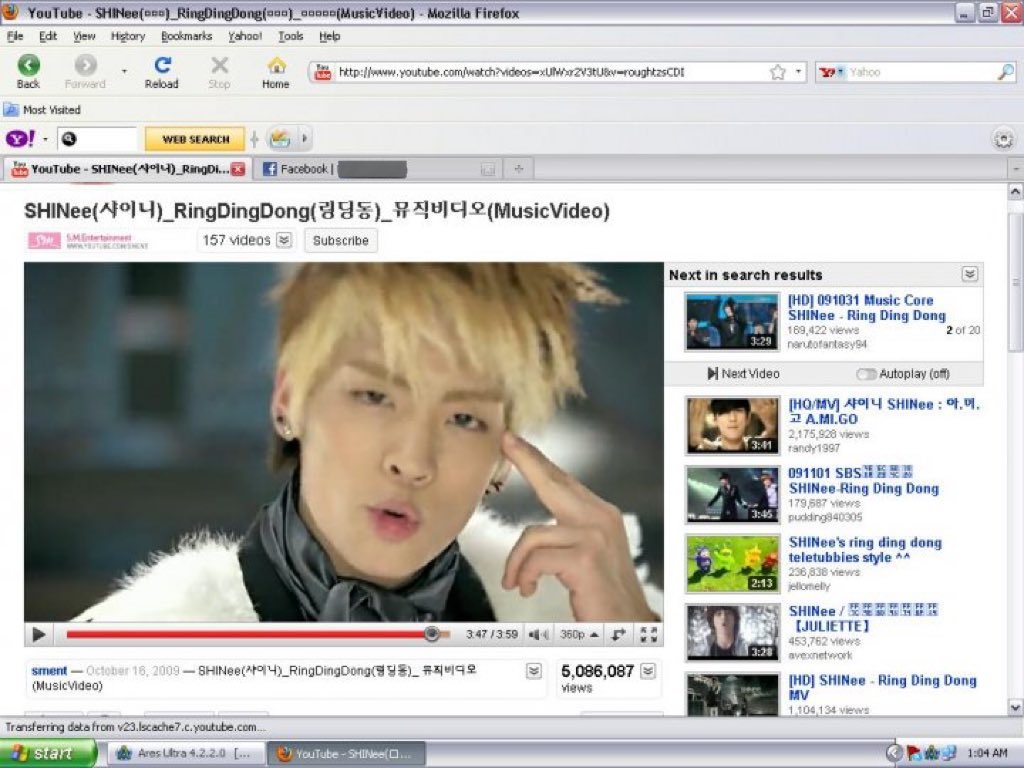 jonghyyun's tweet image. 16 years ago ring ding dong was released and i found these screenshots i had from early 2010