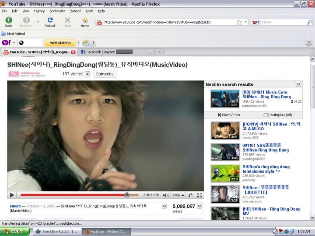 jonghyyun's tweet image. 16 years ago ring ding dong was released and i found these screenshots i had from early 2010