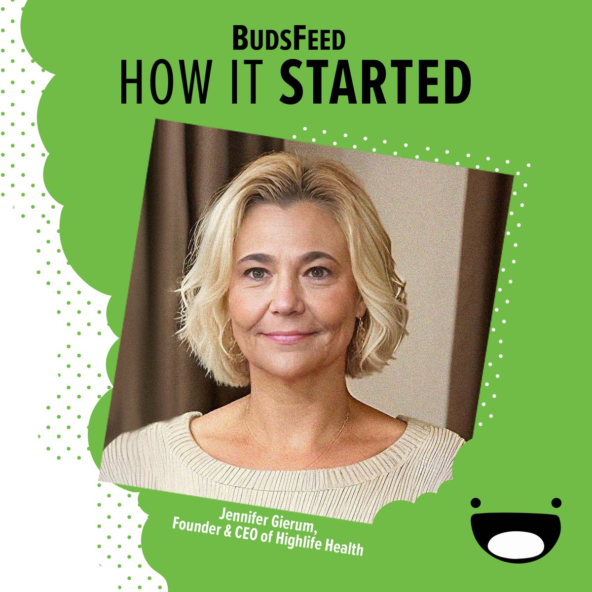 As part of our “How It Started” interview series, we had the pleasure of chatting with Jennifer Gierum, Founder &amp; CEO of <a href="/HealthHighlife/">Highlife Health</a>, a woman-owned, family-operated dispensary in New Rochelle, NY. Check out the whole interview at budsfeed.com/blogpost/how-i…