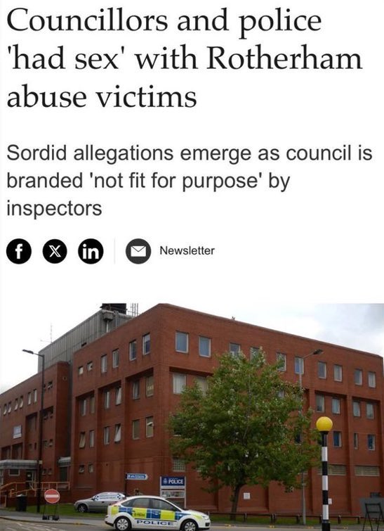 This is why there has never been a proper investigation.

It would uncover not just Muslim grooming Gangs, but also police and council grooming gangs.

Everyone was involved. Sickening.