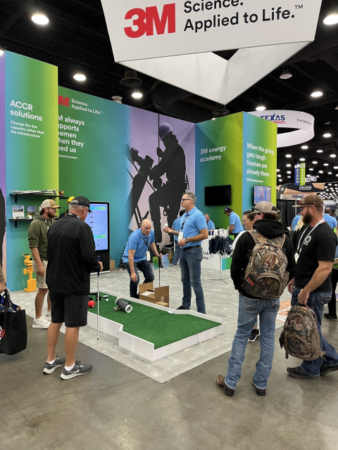 3MUtility_Jim's tweet photo. Thanks to everyone that stopped by the 3M Booth during the @UtilityExpo. This continues to be the best show for us and a great way to showcase 3M Products. Congrats to everyone that participated in our Hole-in-One Challenge! See you in 2 years! https://t.co/BwrKhJoOl7 https://t.co/JSjacMXWl5