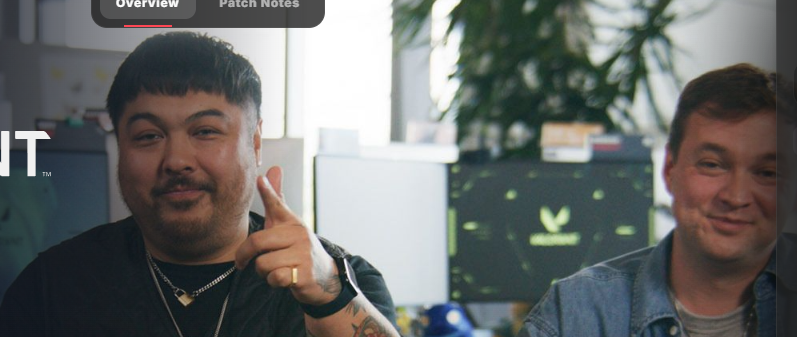 Valorant devs on the launch screen look like they're trying SO hard not to geek after announcing they're nerfing every single ability in the ability shooter game 😭😭😭