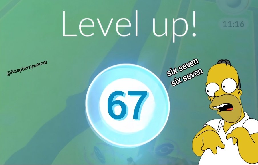 RaspberryWeiner's tweet image. Get ready for all the  level &quot;six seven&quot; posts.. 🫩
#PokemonGO