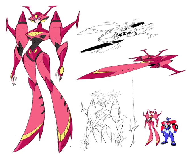 Elita-7 I thought what if my Elita had upgraded herself after years of battling. As the name suggests, it's her seventh iteration...