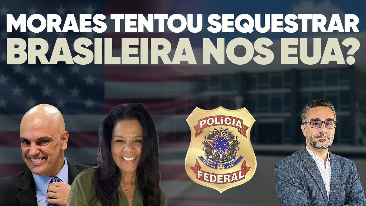 🚨 Alexandre de Moraes tentou prender uma brasileira nos EUA? Flávia Magalhães foi monitorada e alvo de ação da Polícia Federal a pedido de Moraes? Será que ele pode enfrentar consequências criminais internacionais? Confira minha análise 👇🏻