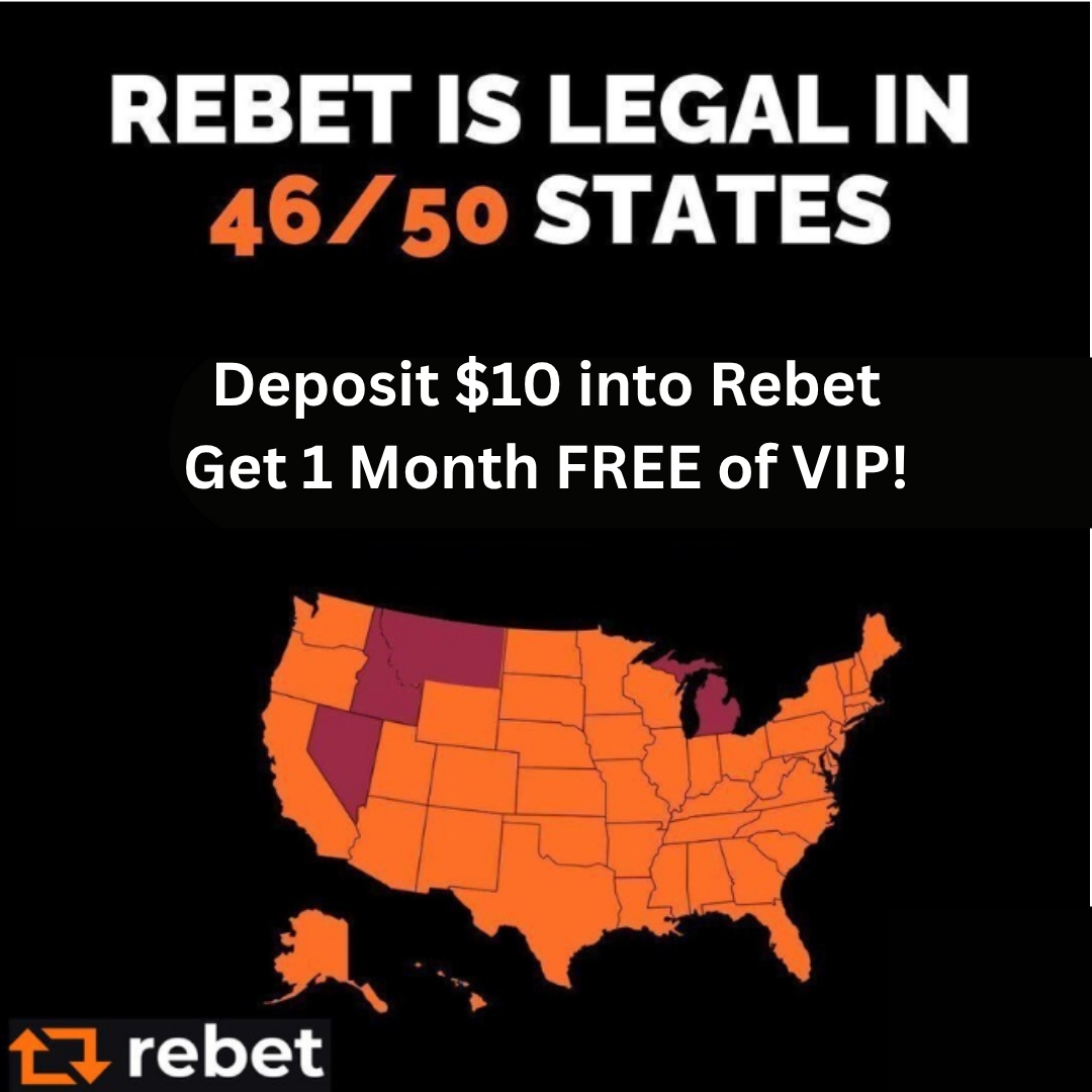 POTD: FALCONS +4.5 ON REBET -118

Taking Falcons +4.5 on Rebet today. Rebet makes ML and spread betting legal in MOST STATES (46/50)

I am giving out 1 month of VIP free for signing up with REBET w/ my code. Text me "REBET" at 5122700440 to get in