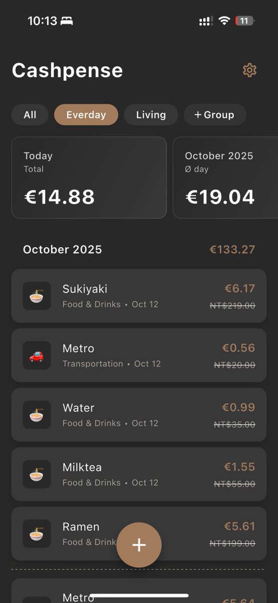 Hi, I’m René. I left Germany to build apps while traveling across Asia.
Right now, I’m building cashpense.app: a simple, beautiful way to track cash spending across currencies and countries.

Feedback welcome :) It's completely free!