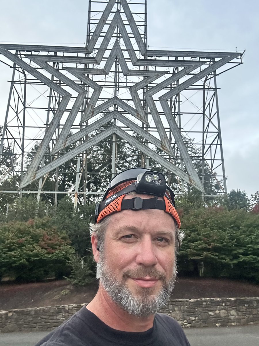 At <a href="/Virginia_League/">VML</a> conference in Roanoke. They offered a pre-dawn bus ride to the Star. I opted to run. 6.1 miles round trip. Running up the mtn in the dark &amp; flying down the mtn as the sun woke everything up was the magic I needed this morning. Mountains make my heart happy. ❤️