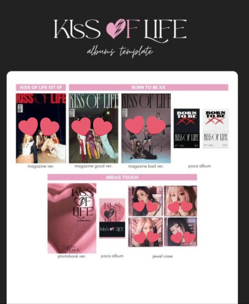 KIOF WTB!! 
üstü isaretli olanları arıyorum ama 224 album icerikleriniz varsa onlar icin de yazabilirsiniz 💗