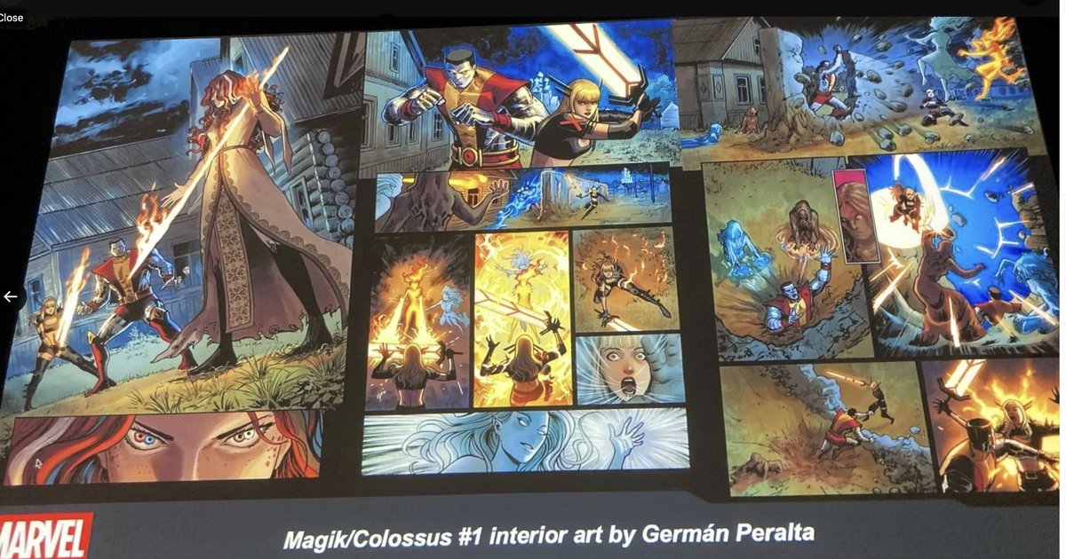 _ashkallen's tweet image. Excited to announce MAGIK & COLOSSUS will be debuting this February!! Who doesn't love a little Rasputin family drama :)
Very grateful to reunite with the amazing @GermnPeralta10 & @Hesli_arthur on this next chapter.
Thanks to everyone who made NYCC great! Your energy was ⚡️