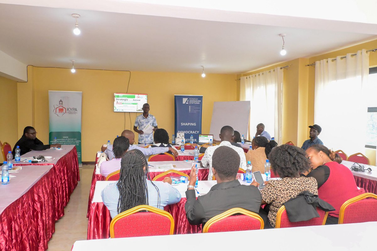 thiskenbabu's tweet image. Moderated a high level conversation today with vibrant young leaders from across Kenya during the review of @YoungMPsKenya Strategic Plan aligning it with the voices, challenges&amp;amp;dreams of Kenya’s youth.With support from @KAS_Kenya, we tackled youth &amp;amp;GenZ voter registration gaps,