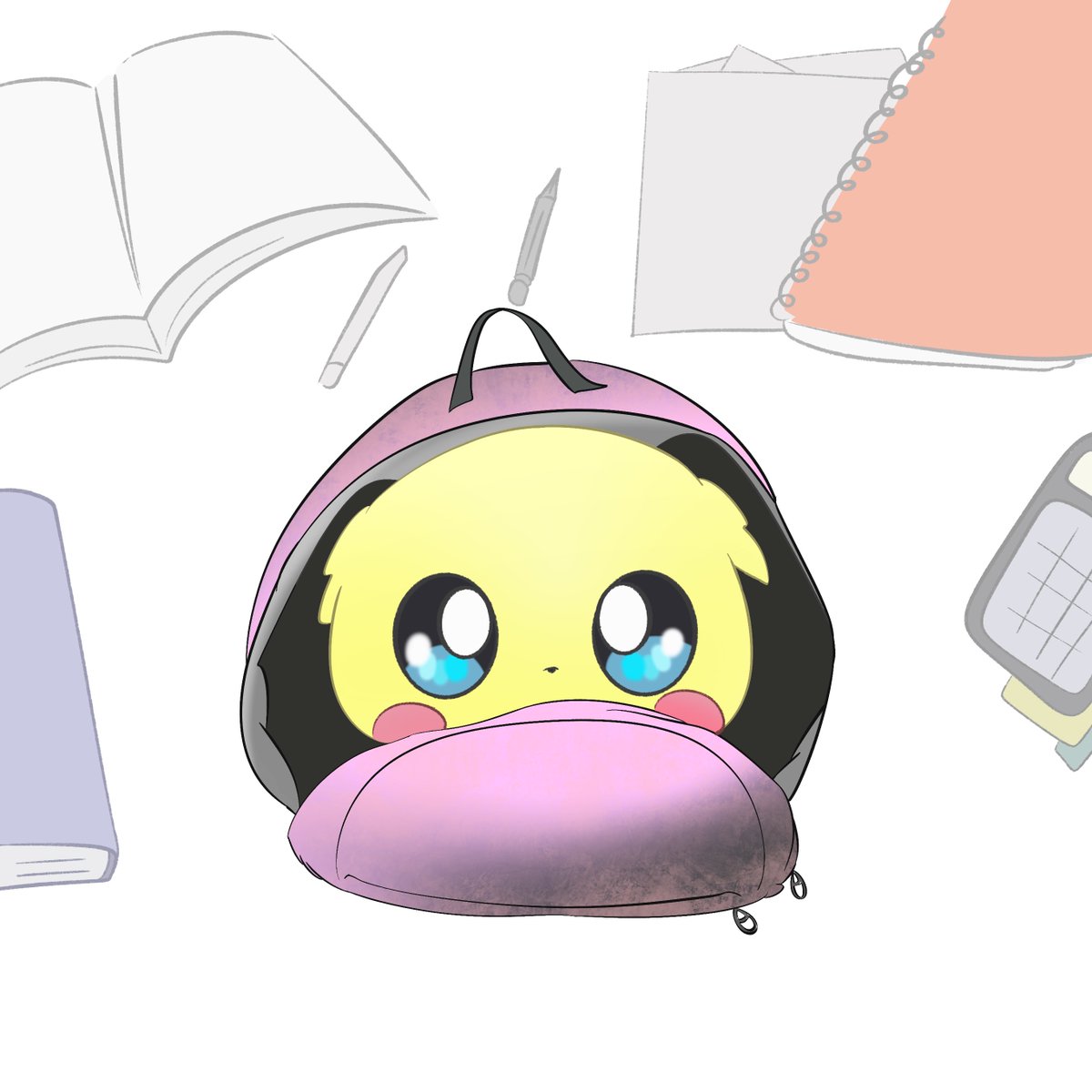 pichu sneaking into your bag :&gt;