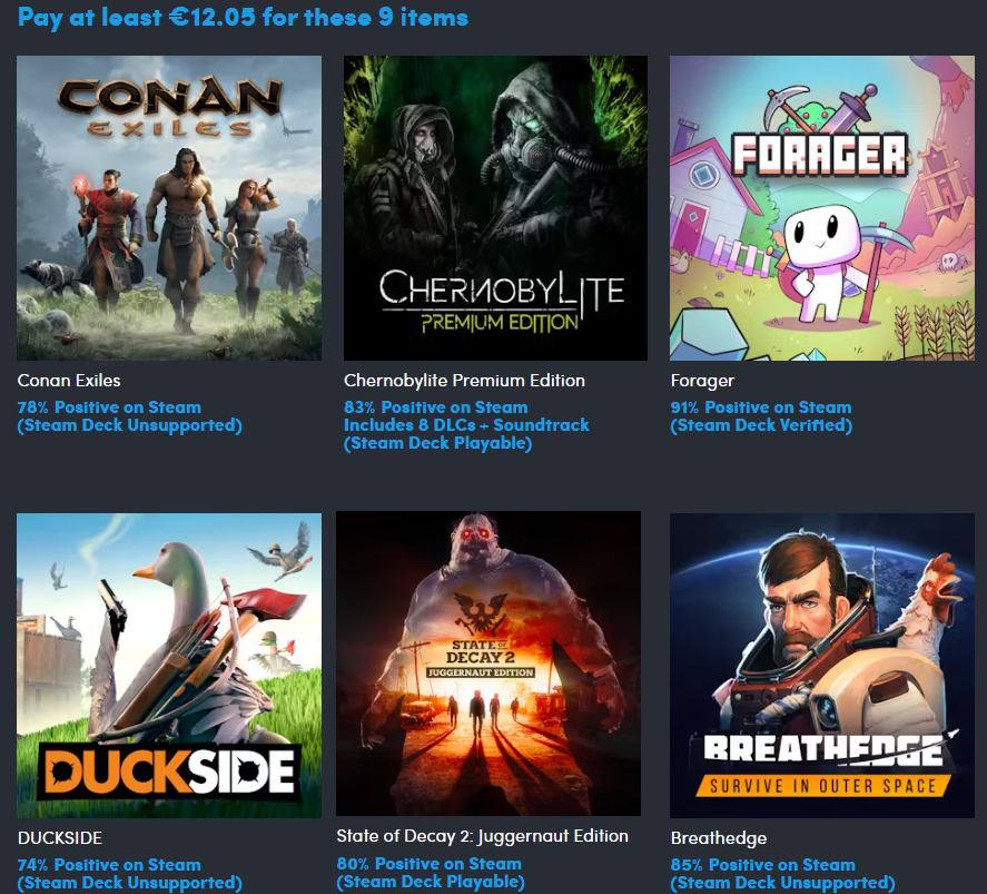 2 Days left to get this great bundle of 9 Steam games supercheap!! Here: humblebundleinc.sjv.io/e1zV3X (affiliate)