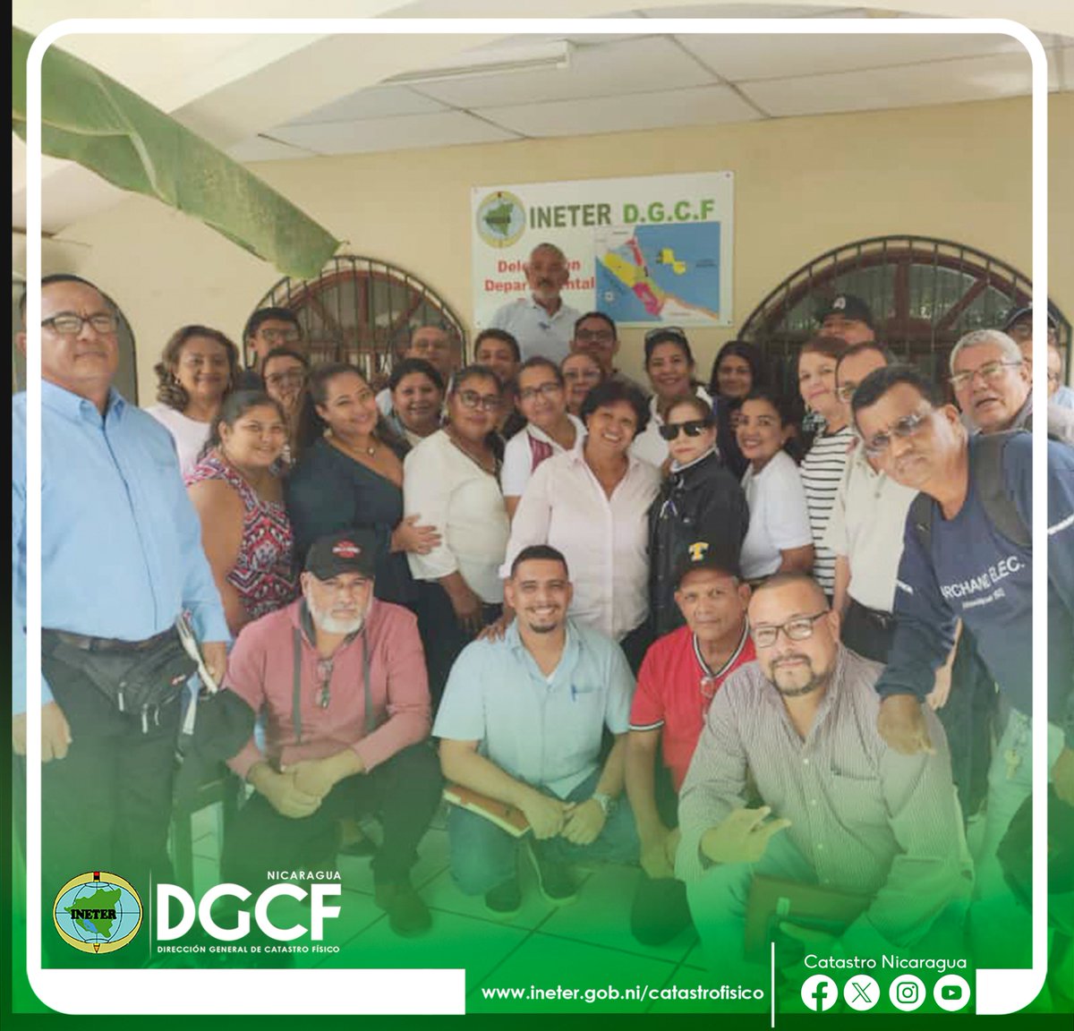 #Nicaragua 🇳🇮 Recientemente, capacitamos a Abogados, Gestores y portadores de Licencia Catastral del departamento de Rivas, en temáticas de Tramitología Catastral en el Sistema de Trámites en Línea.

#CatastroNicaragua #Rivas