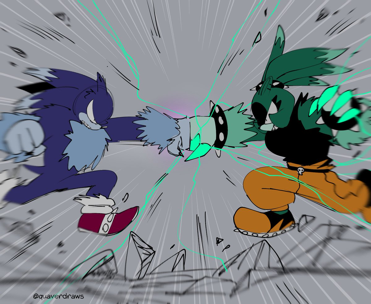 The blue stretcher vs the green scratcher 4