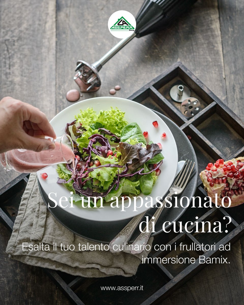 ASSPERR's tweet photo. 📷 Se sei un vero appassionato di #cucina, non puoi fare a meno di Bamix nella tua cucina!
Scopri tutti i modelli di #frullatoreadimmersione #Bamix e lasciati conquistare dalla qualità e dalle prestazioni dei migliori frullatori sul mercato! 
https://t.co/DIJVQdizjA https://t.co/8MkiNg0fDi