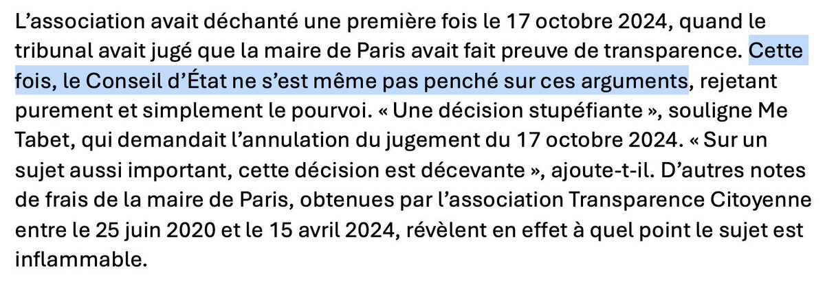 « Le Conseil d’État ne s’est même pas penché sur ces arguments »

Ah ?

Pourtant, ce pourvoi a fait l'objet :
- D'une instruction collégiale
- D'une audience publique
- De l'analyse d'un rapporteur public

Pour rédiger un article, il ne faut pas écouter le seul justiciable déçu.