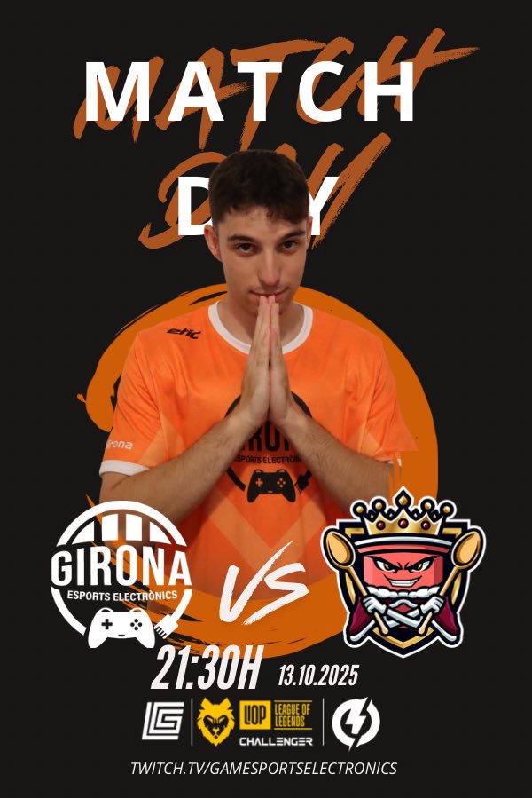 Play-offs en joc, orgull gironí en joc, i molt i molt més... avui és l'esperat derbi gironí de FI VS EDG! Ens veiem tots a les 21:30, on heu de triar si us vestiu de taronja o vermell 👀