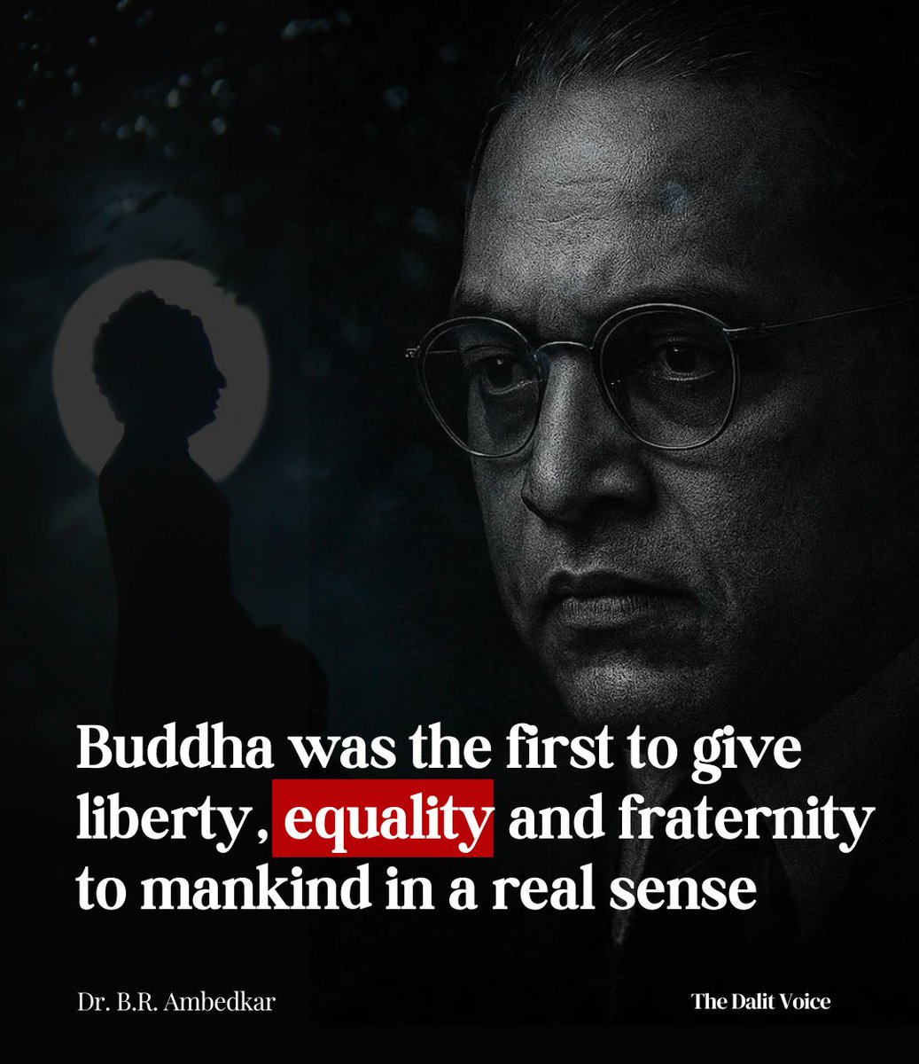 AmbedkariteLk's tweet image. "Buddha was the first to give liberty, equality and fraternity to mankind in a real sense" - Dr. Ambedkar