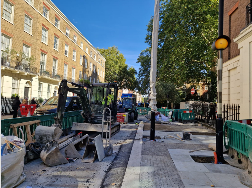 willnorman's tweet photo. Great to see work underway on Cycleway 43 which forms a key part of the emerging new cycle network in @CityWestminster - connecting C51, C55 &amp; C27 around Hyde Park, Paddington, St Johns Wood &amp; beyond.

Well done @maxpsullivan @AdamHug @TfL &amp; teams https://t.co/N8tK3k6BxM