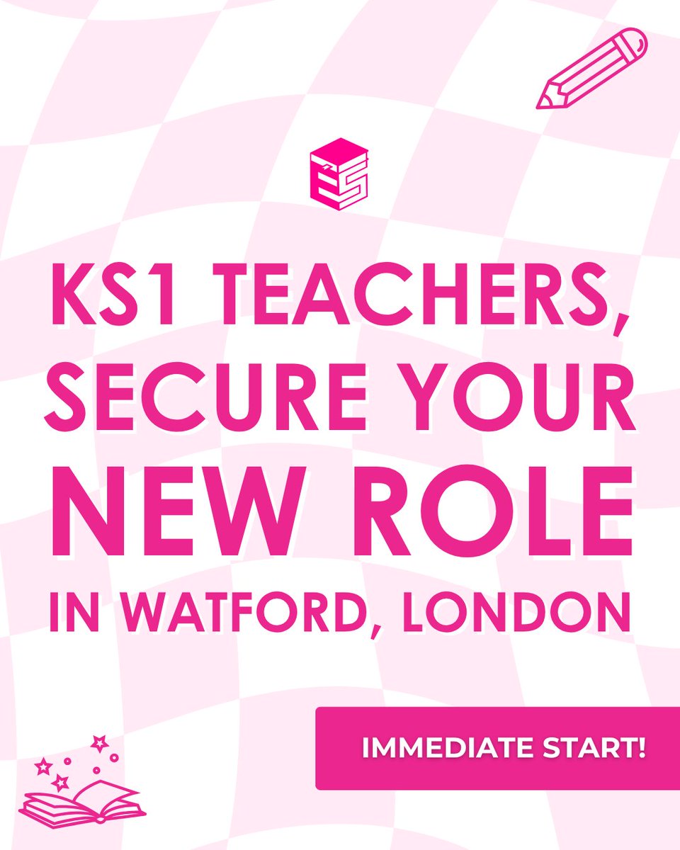 EducateStaffing's tweet photo. Are you a KS1 teacher looking for your next opportunity? 🧑‍🏫

We're looking to appoint a committed, long-term KS1 teacher to join a welcoming, 2-form entry mainstream primary school in Watford, with an immediate start.

Contact us on 0300 303 4740!

#educatestaffing https://t.co/80jbs6E9yW